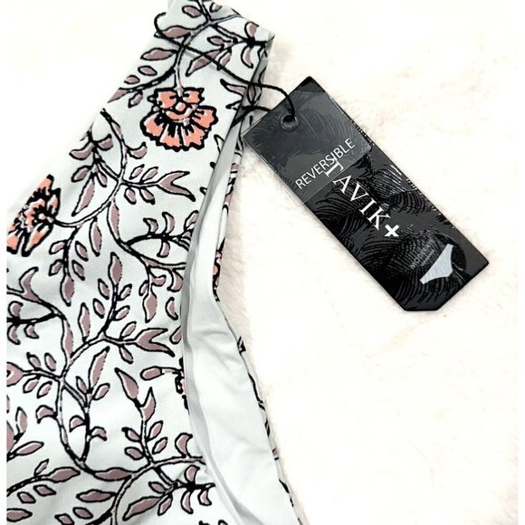 NWT Tavik Ali Moderate Swim Bottom in Light Blue Wild Flower Print - Extra Small - Picture 6 of 9